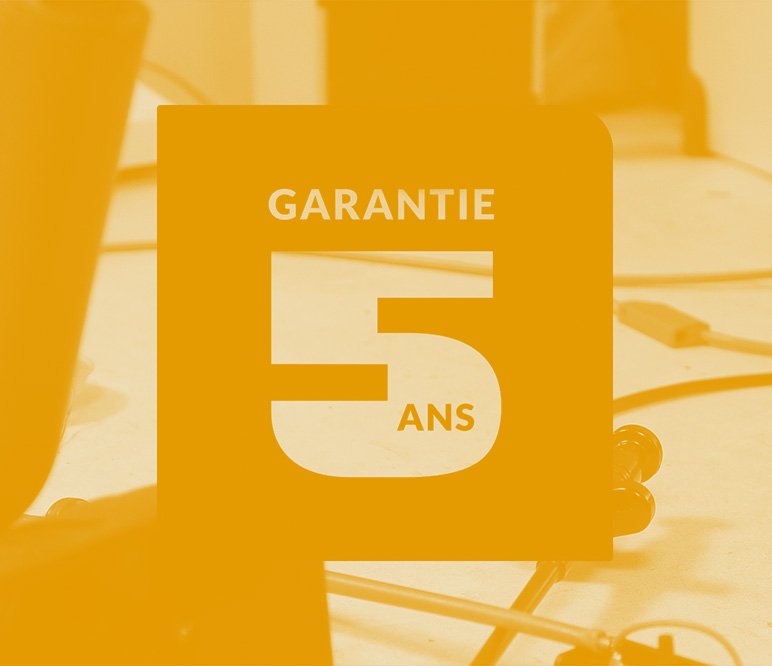 Logo de la garantie 5 ans